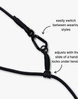 Convertible Leash – Tiny (5–6 mm rope)