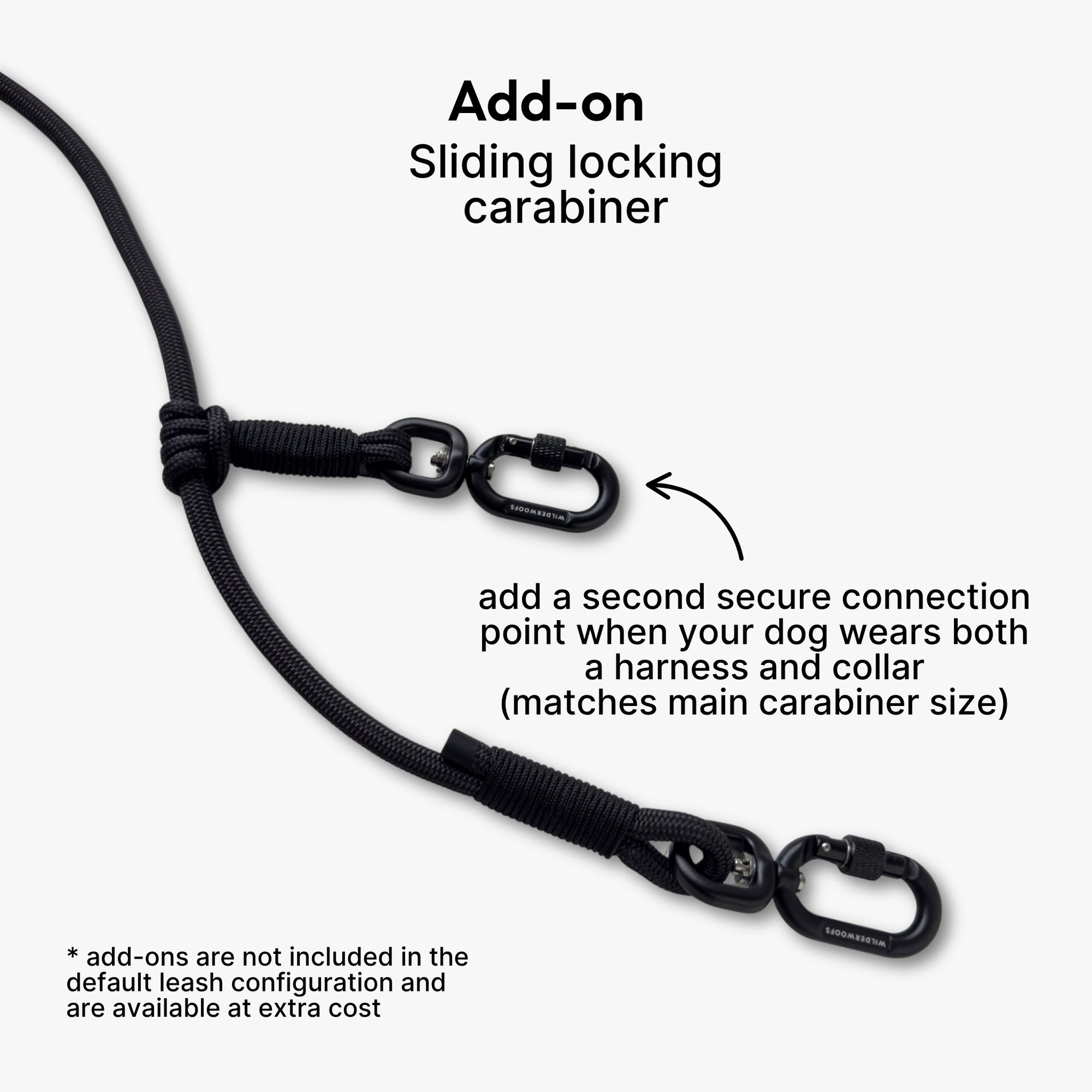 Convertible Leash – Slim (7–8 mm Rope)