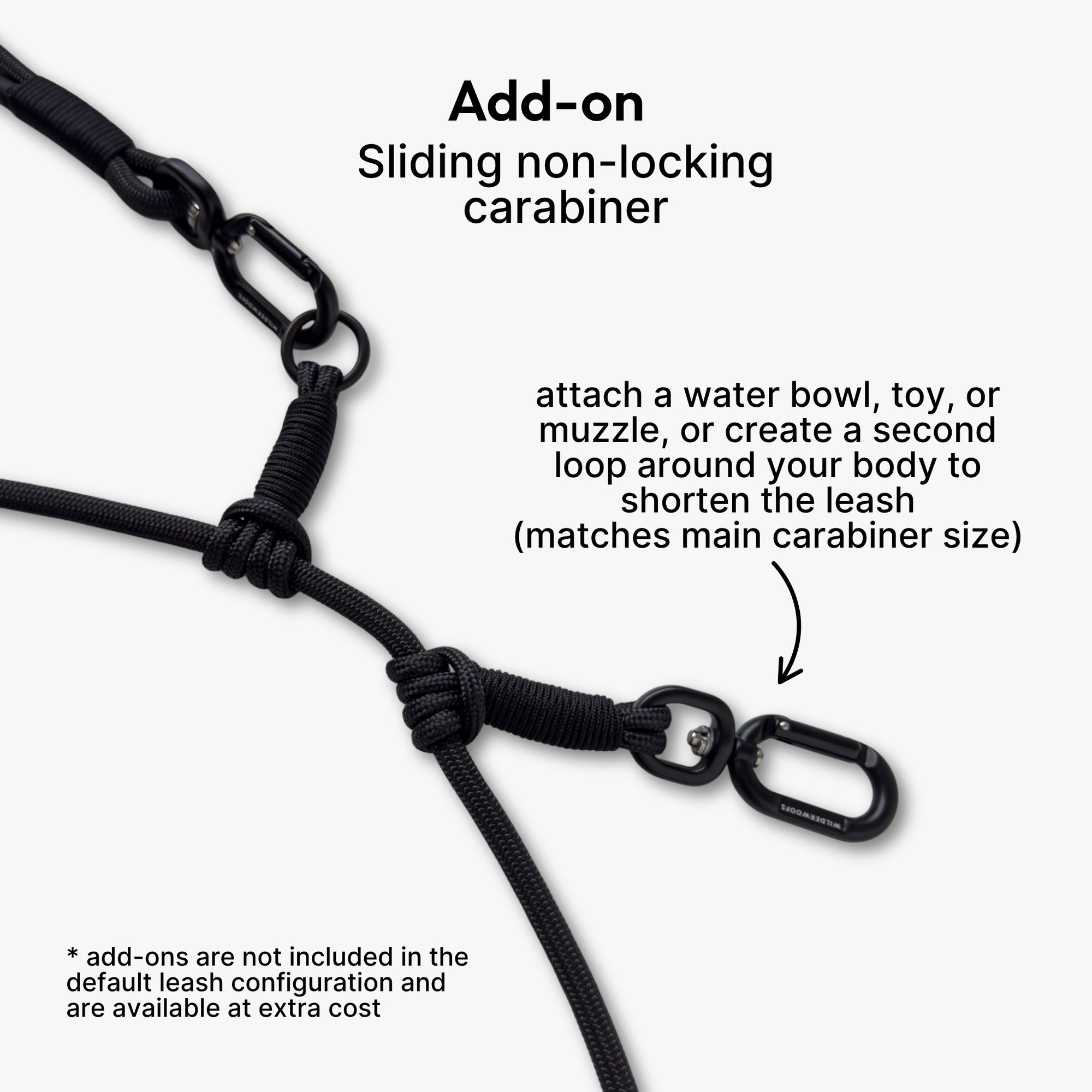 Convertible Leash – Slim (7–8 mm Rope)