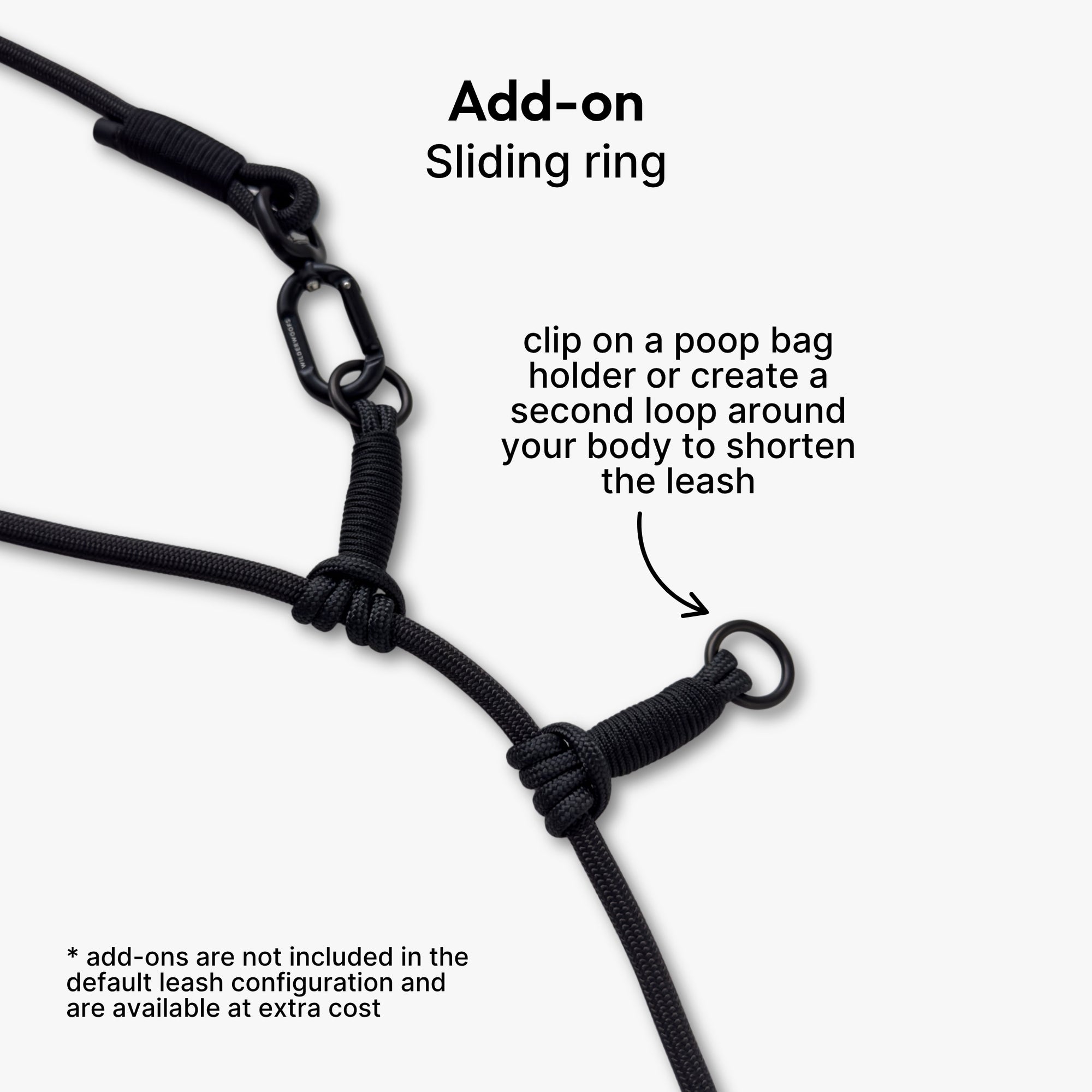 Convertible Leash – Slim (7–8 mm Rope)