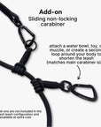 Convertible leash – Standard (9–10 mm Rope)