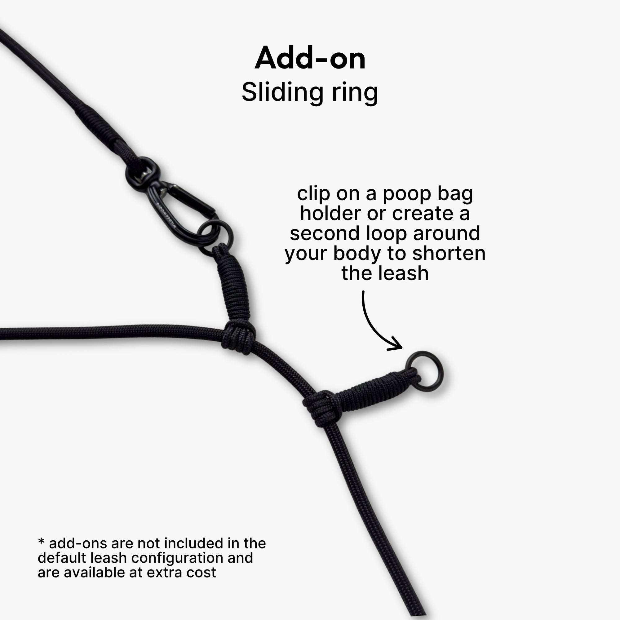 Convertible Leash – Tiny (5–6 mm rope)